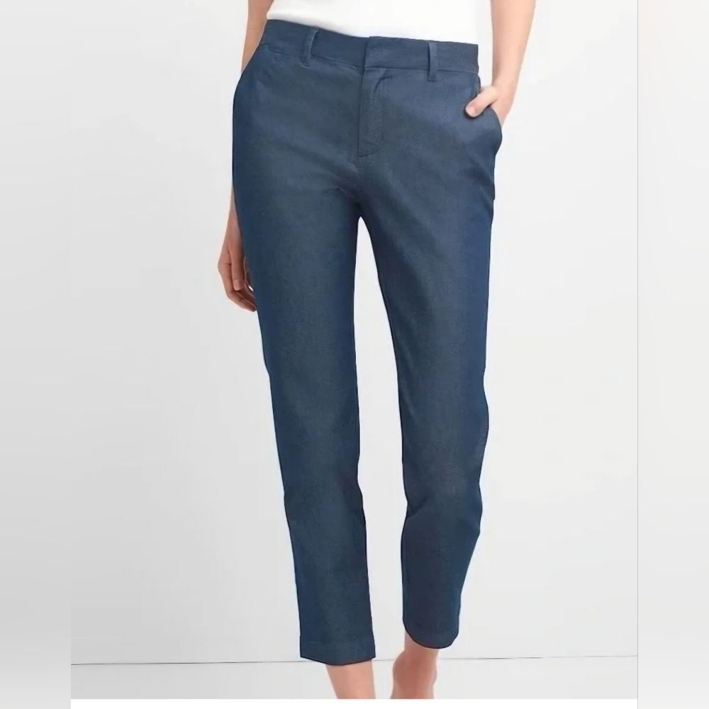 Gap Slim City Coupe Urbaine Étroite Dark Wash Pants Size 4R